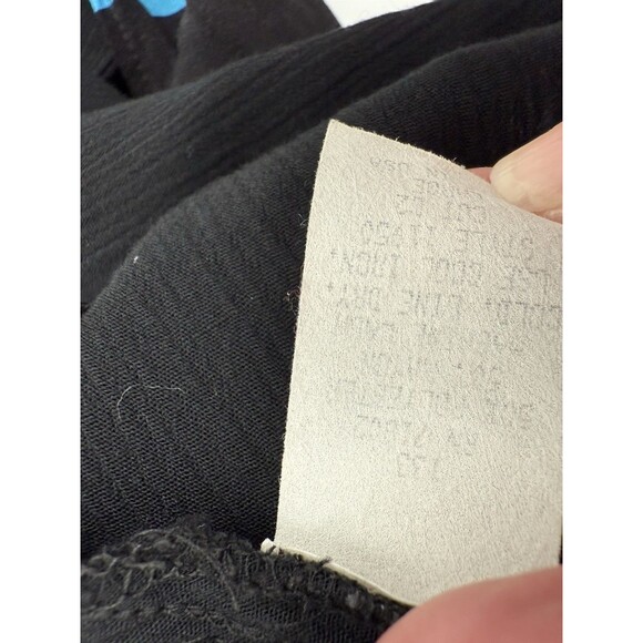 VINTAGE F Stop Retro Geometric Bold Design Jacket 3/4 Sleeve Button Detail LARGE - Picture 8 of 9